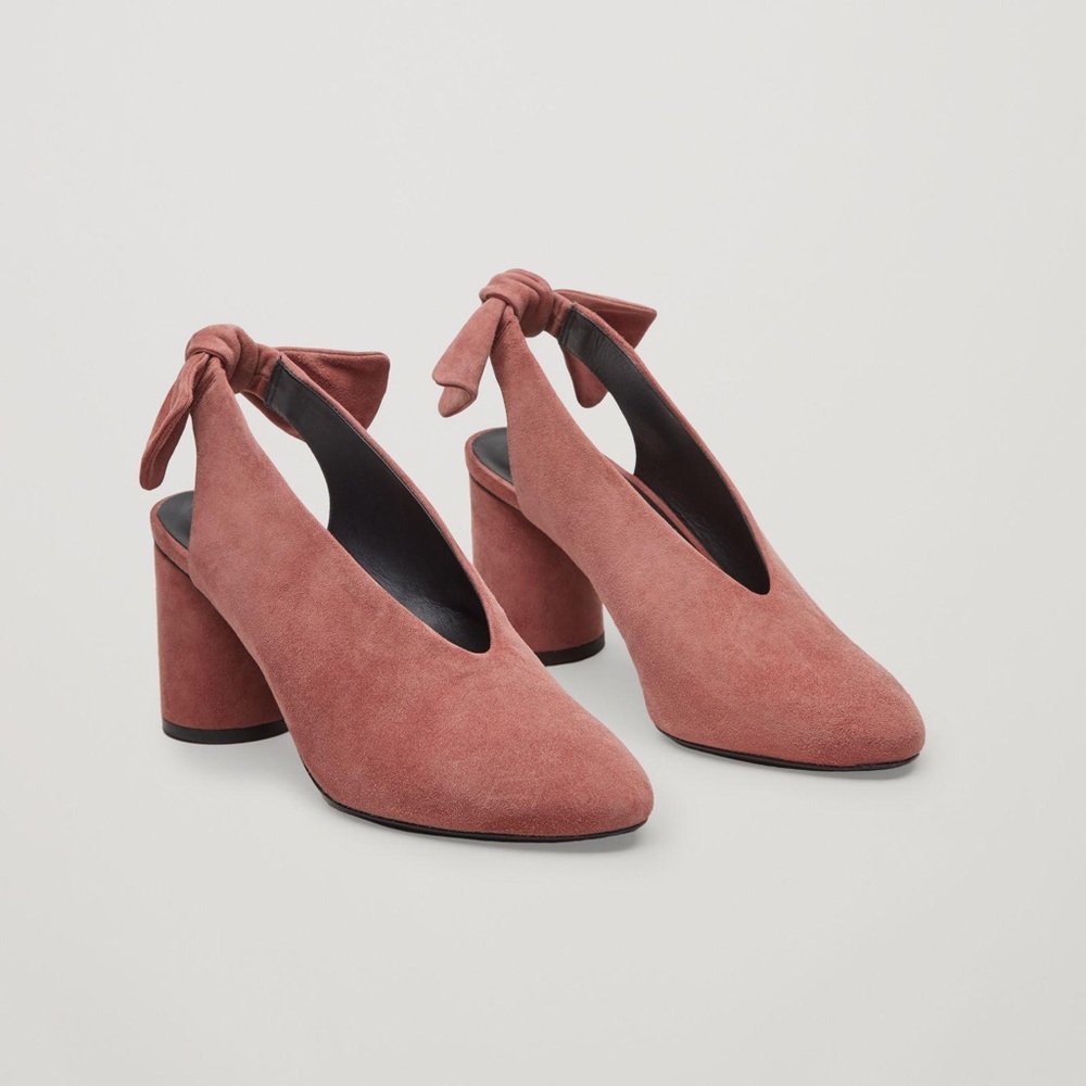 Cos Slingback Bow Pumps